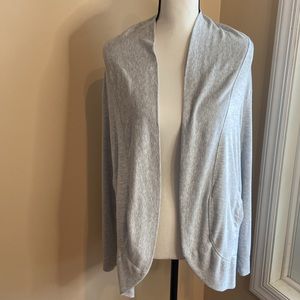 HAVEN WELL WITHIN Size S Open Front Sweater Gray